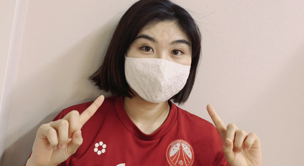 ThreeHeart 抗ウイルス加工　洗える日本製レースマスク2柄2枚組